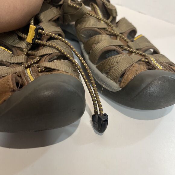 Keen Women's Whisper Sandals Coffee Liqueur/Keen Yellow Size 9 - Picture 4 of 10